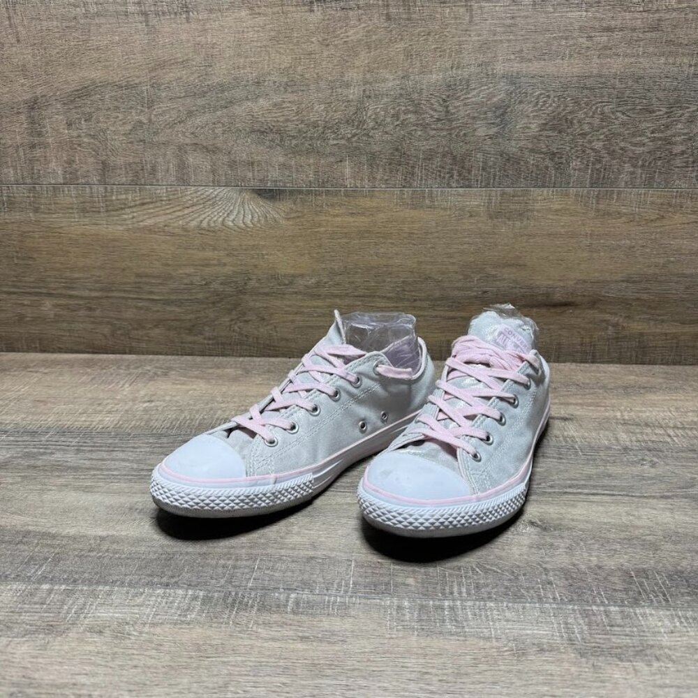 Converse Chuck Taylor Silver Sneakers Women's Size 6